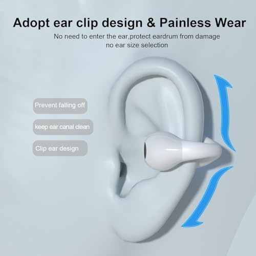 Revolutionary Bluetooth 5.3 Open Ear Bone Conduction Earbuds with IPX7 Waterproof Design – Perfect Fitness Ally for Runners and Outdoor Enthusiasts, Equipped with LED Charging Case and Integrated Microphone for Seamless Connectivity and Enhanced Safety