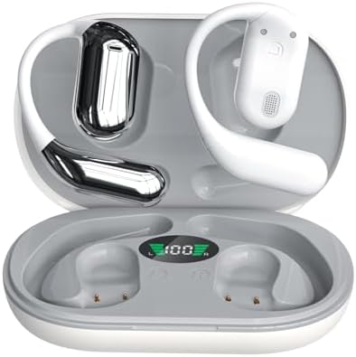 Premium Waterproof Bluetooth Earbuds for Active Lifestyles – 50-Hour Playtime, Ergonomic Secure Fit, and LED Charging Case for Seamless Fitness and Hands-Free Calling Experience