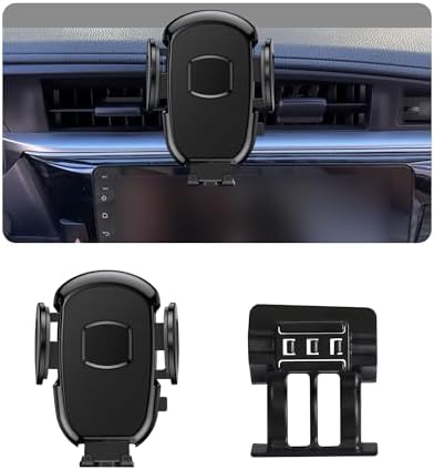 Car Phone Holder Fits for Toyota Corolla 2019-2025/corolla Cross 2022-2025[Only fits for 8/9 inch],Car Phone Mount Snugly fit Dashboard with Storage Box, 4.7-7 inch Phone,360°,Easy to Install – Enhanced Compatibility and Speed