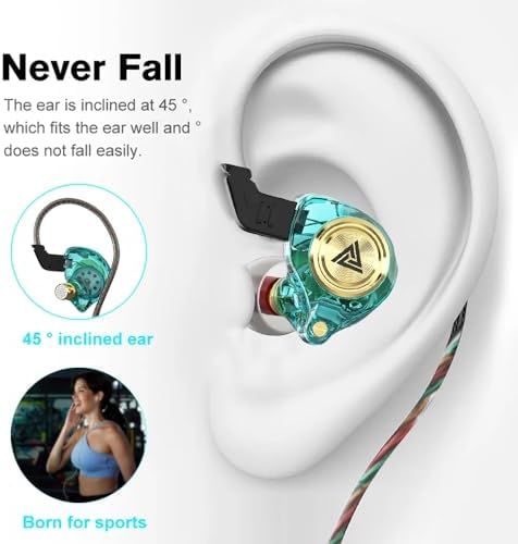 Premium Dual Pack Wired Gaming Earbuds – High-Fidelity In-Ear Monitors with 10 mm Dynamic Drivers for Rich Deep Bass, Advanced Noise-Canceling Technology, Ideal for Gaming & Remote Conferencing, Stylish Black & Purple Design, Versatile Compatibility Across Devices