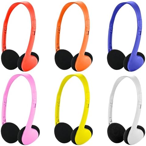 Classroom Audio Excellence: 30-Pack Durable Multi-Color Headphones for Engaging Learning – Perfect for Tablets, Laptops & PCs – Ideal Student Companion for Focused Study and Group Collaboration