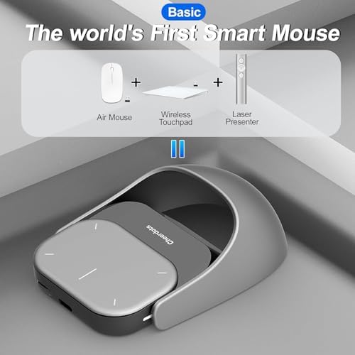 Revolutionize Your Workflow with the 2025 Wireless Mouse: 2-in-1 Detachable Remote Presenter & Ultra-Lightweight Clicker for PC, Mac & Laptop – Perfect for Seamless Presentations and Effortless Navigation – Enhanced Speed & Ergonomic Design for Ultimate Comfort