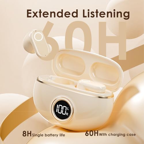 Ultra-Compact Bluetooth 5.4 Sport Earbuds for Small Ears – IPX5 Waterproof Mini Earbuds with Exceptional Stereo Sound Quality for Active Lifestyles – Discreet Comfort for All-Day Use