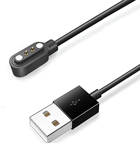 Magnetic USB Charging Cable for AMAZTIM C20 Smartwatch – Dual Pack Replacement Charger for Kospet Tank M1 Pro & C16 Military Watch – Fast, Reliable, and Versatile Charging Solution for Active Lifestyles