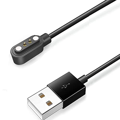 Magnetic USB Charging Cable for Eme Term Explore Charger – 2 Pack of Sleek Black Replacement Cables for Anti-Nausea Wristband – Fast, Durable, and Effortless Connection for On-the-Go Power Solutions
