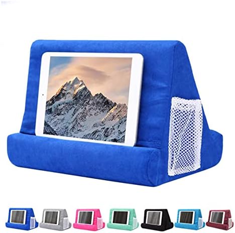 Experience Unmatched Comfort with the Joinhome Multi-Angle Soft Pillow Tablet and Phone Holder – Your Essential Portable Lap Stand for i Pad and Mobile Devices, Featuring a Handy Storage Pocket for Effortless Organization, Ideal for Hands-Free Viewing, Reading, and Video Chats in Trendy Blue. Elevate your digital lifestyle with this versatile accessory that adapts to your needs, ensuring personalized angles for every activity. Its plush, cushioned design offers ultimate relaxation while accommodating various tablets and smartphones. Lightweight and easily transportable, this innovative stand transforms any setting into a cozy media haven, whether you’re lounging on the couch or relaxing in bed. With the built-in pocket, keep your essentials organized and within reach, making it perfect for binge-watching or catching up on emails. Crafted from durable materials for long-lasting use, maintaining its fresh look is a breeze with simple spot cleaning. Unlock the potential of your mobile devices with the Joinhome Soft Pillow Tablet Stand today!