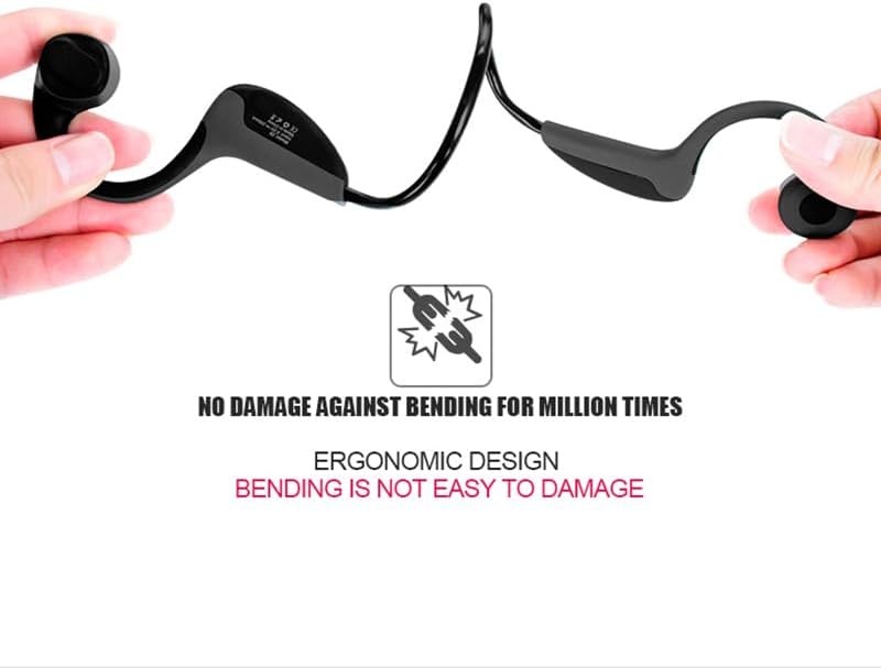 Discover the Ultimate Bone Conduction Bluetooth 5.0 Headphones – Open-Ear Sports Earbuds for Unmatched Comfort and Superior Sound Quality, Sweatproof Design Perfect for Running and Cycling, Ultra-Lightweight Black Earbuds for Active Lifestyles and Enhanced Environmental Awareness. Experience immersive audio while staying alert to your surroundings with these innovative, lightweight workout earbuds. Built with a durable titanium frame and equipped with Hi-Fi stereo sound, these headphones ensure an exceptional listening experience. Ideal for intense workouts, the sweatproof design keeps you focused and comfortable, whether you’re on a long run or cycling through the city. Plus, enjoy hands-free calls and voice commands with the built-in microphone. Elevate your training sessions and everyday adventures with these stylish, performance-driven bone conduction headphones that seamlessly blend safety and sound for the active individual. Perfect for fitness enthusiasts who prioritize both auditory enjoyment and awareness, these headphones are your go-to accessory for any outdoor activity.