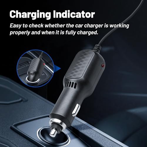 Anina DC 12 V Car Charger for Portable DVD Players – Reliable Cigarette Lighter Adapter for Uninterrupted Family Entertainment on Road Trips – Compatible with Sylvania, DBPOWER, UEME, HDJUNTUNKOR, and DRJ – Essential Travel Power Accessory for Endless Movie Enjoyment