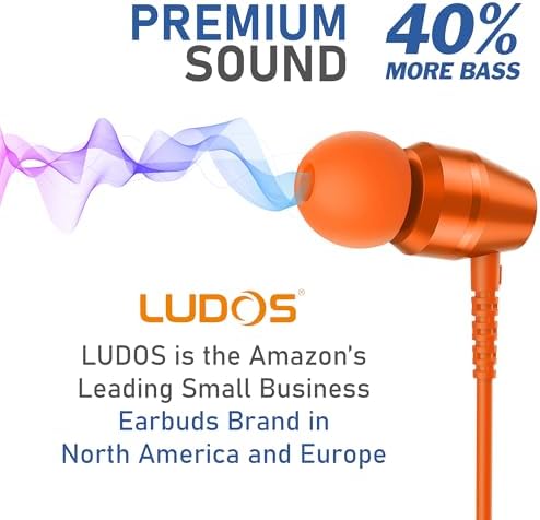 LUDOS OMNITONE USB-C Earbuds – Rich Sound Quality & Comfortable Fit for i Phone 16 & Samsung Galaxy S24 – Noise-Canceling Technology, Ergonomic Design, 5-Year Warranty – Turquoise – Perfect for Music, Gaming, and Calls with Quick USB-C Connectivity and Wide Device Compatibility