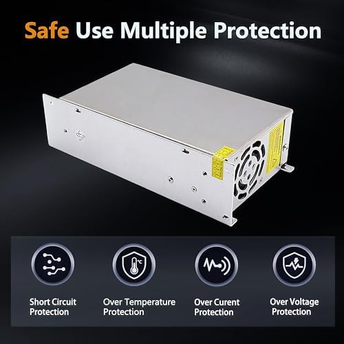 Versatile 24 V 60 W AC to DC Power Supply Adapter – High-Efficiency Converter for CCTV, RVs, LED Lighting, and Pumps – Universal Multi-Voltage Compatibility (110 V/120 V/220 V) for Consistent Performance in All Applications