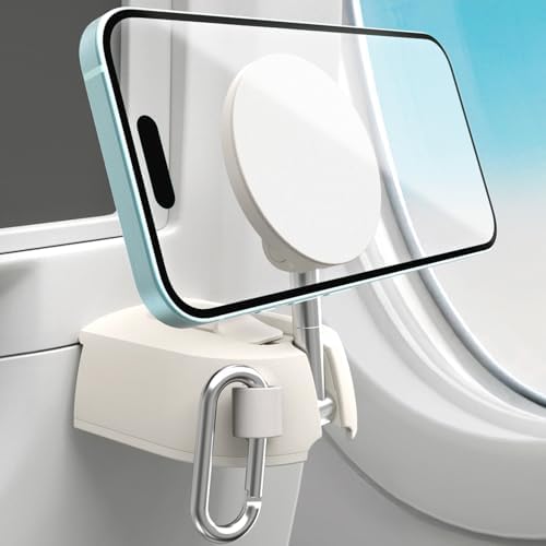 i Ottie Treker Magnetic Airplane Phone Holder – 360° Rotating Travel Mount for Smartphones with Mag Safe & Qi2 Compatibility – Ultimate Convenience for On-the-Go Navigation & Streaming – Compact & Lightweight Design for Effortless Portability