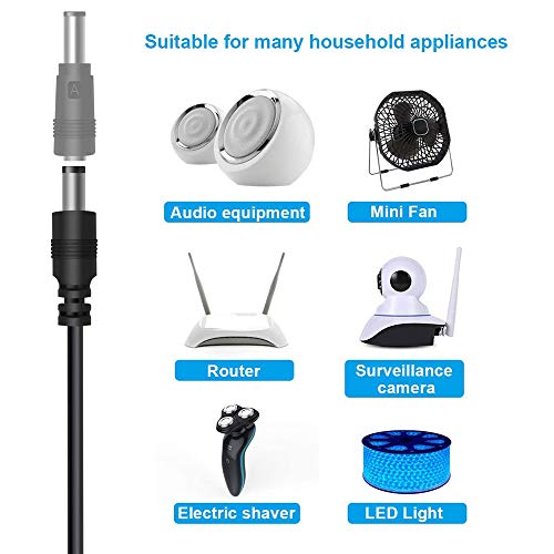Versatile 5 V USB to DC Power Cable – 1.5 m Length with 11 Interchangeable Connectors for Universal Device Charging – Durable and Flexible Solution for Routers, Bluetooth Speakers, Power Banks, and More – Optimize Your Tech Setup Now!