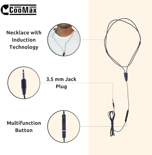 Covert Wireless Mini Spy Earpiece – Enhanced Audio Detection & Seamless Device Compatibility for Discreet Communication – Ideal for Professionals & Students – Lightweight, Ergonomic Design with Hands-Free Microphone – Perfect for Private Conversations in Crowded Spaces