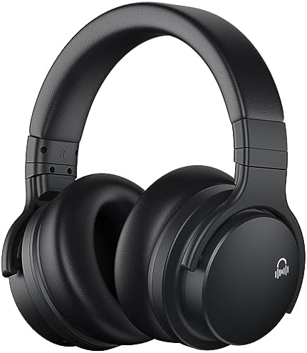 Elevate Your Sound Experience with E7 Active Noise Cancelling Headphones – Unrivaled Over-Ear Comfort for All-Day Listening, Rich HD Audio Quality for Audiophiles – Ideal for Travel, Work, & Thoughtful Gifting – Advanced Bluetooth Connectivity for Effortless Pairing and Immersive Enjoyment