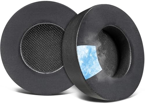 Upgrade Your Gaming Experience with SOULWIT Cooling Gel Ear Pads for Corsair Virtuoso RGB Wireless XT SE – Premium Noise Isolation Cushions for Enhanced Comfort and Performance, Ergonomically Designed for Long Sessions, Easy Installation, Sleek Black Finish
