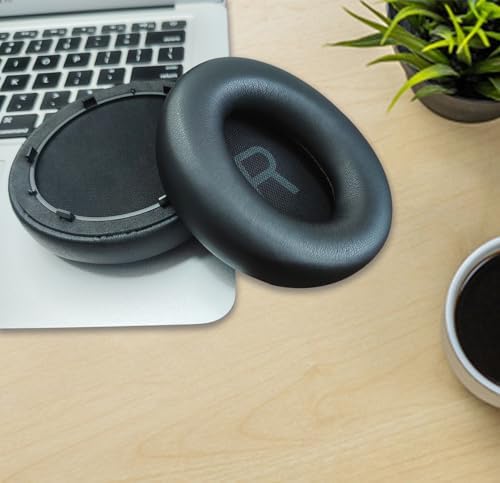 Ultimate Comfort Upgrade: Premium Replacement Earpads & Headband for Anker Space Q45 Bluetooth Over-Ear Headphones – Luxurious Protein Leather & Advanced Memory Foam for Enhanced Sound Isolation and Listening Pleasure