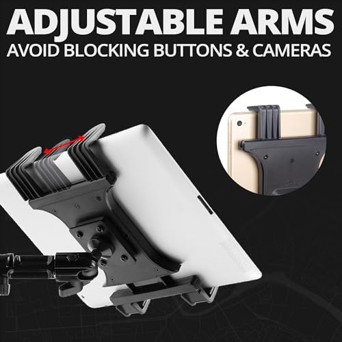 Tackform Enduro Series Heavy-Duty Drill Base Tablet Mount – Unmatched Stability for i Pad and Tablets in Trucks & Workspaces | ELD Compliant, 360° Rotation, Compatible with i Pad Mini, i Pad Pro 12.9, Galaxy S, Surface Pro, and Switch – Engineered for Professionals Seeking Precision and Convenience