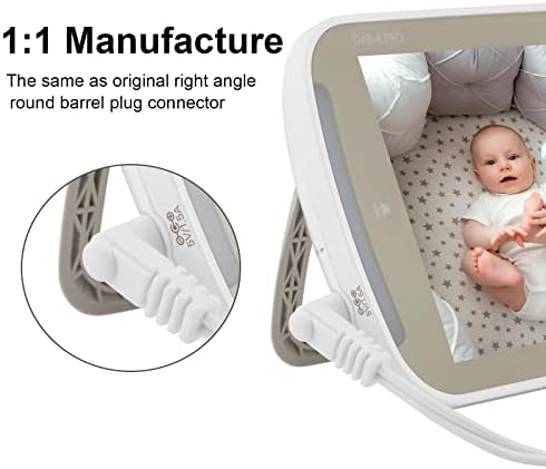 LEFXMOPHY 5 V Power Adapter for Infant Optics DXR-8 Pro Monitor – Reliable 10 ft Replacement Charger for Uninterrupted Baby Monitoring (2019 Model and Beyond)