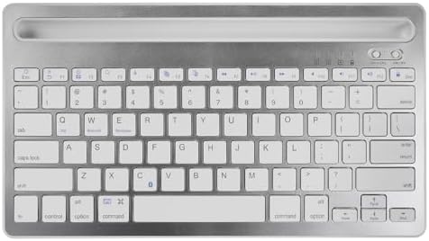 Elevate Your Typing Experience with the CHUYI Wireless Bluetooth Keyboard – Slim, Portable, and Multi-Device Compatible for i Pad, Tablet, and PC – Rechargeable with Quiet Keys and Integrated Stand Slot for Effortless Productivity