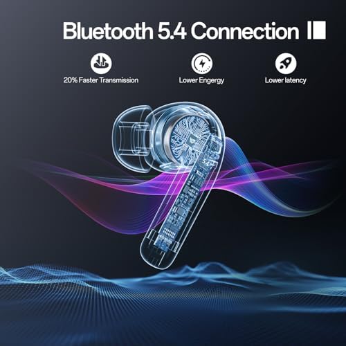 Lifefits Bluetooth 5.4 Wireless Earbuds – Ultimate IPX4 Waterproof Sports Headphones with Cutting-Edge Touchscreen Control – 40-Hour Playtime for Endless Music Adventure – Deep Bass Audio Experience for Laptops, Tablets, and Smartphones – Sleek White Design Perfect for Active Lifestyles and Fitness Lovers