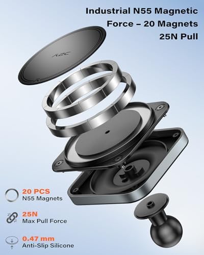 Ford F-150 Magnetic Air Vent Phone Holder – APPS2 Hands-Free Mount for i Phone 12-16 & Mag Safe, Enhanced Stability for Super Duty & Expedition, Effortless Navigation & Communication, Essential Truck Accessory for Modern Drivers