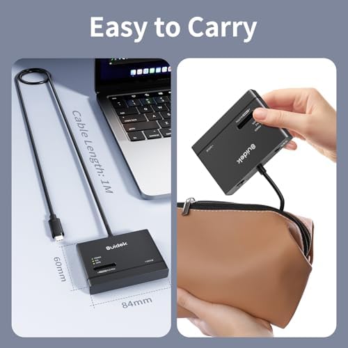 Elevate Your Data Storage with the 10 Gbps M.2 NVMe SSD Adapter – Type-C External Enclosure for M Key & B Key Compatibility, Supports 2.5″/3.5″ SATA Drives with 12 V Power Supply – Ultimate Portable Solution for High-Speed Transfers and Seamless Connectivity