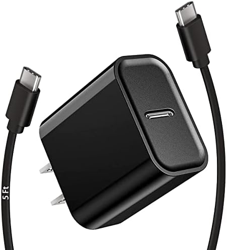 Fast Charging USB C Charger Adapter Block Cable [5 Ft/18 W] for Beats Studio Buds, Beats Fit Pro/X Kim, and Beats Flex – Reliable Power Solution for Wireless Earbuds with Enhanced Compatibility and Travel-Friendly Design