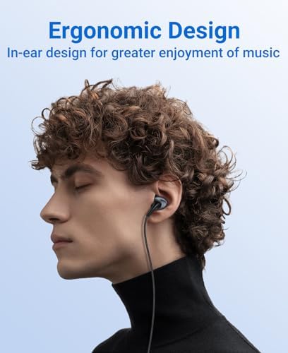Advanced USB C In-Ear Headphones with Mic & Volume Control – Dual-Pack for Samsung Galaxy S24, i Phone 16, Google Pixel 8 – Superior Audio Clarity with Deep Bass & Clear Call Quality – Ergonomically Crafted for All-Day Comfort & Effortless Connectivity – Lightweight & Durable Earbuds for Music Lovers & Professionals – Transform Your Listening Experience Instantly!