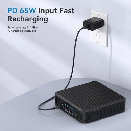 High-Power 100 W Portable Laptop Power Bank with 20000 m Ah Capacity & 65 W PD USB-C Charger – Ideal External Battery Solution for Mac Books, Notebooks & Travel Needs – Stay Charged Anywhere, Anytime