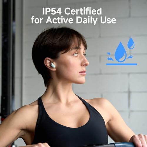 Edifier X1 Lite True Wireless Earbuds – Superior Bluetooth 5.4 Connectivity, 26-Hour Playtime, AI Microphone for Clear Calls, IP54 Sweat & Dust Resistant, Ultra-Low Latency for Gaming & Streaming, Fast Charging in Stylish Green – Ultimate Audio Experience for Active Lifestyles