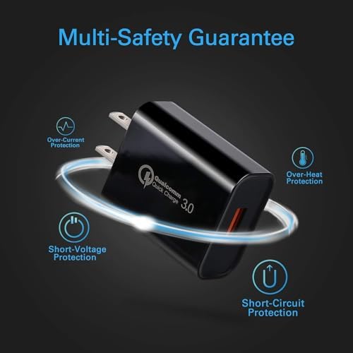 Rapid Charge Wall Adapter for T-Mobile REVVL Series – USB-C Fast Charging Station with 6.6 Ft Cable for REVVL 6/6 Pro 5 G, REVVL V+ 5 G, REVVL 5 G, REVVL 4/4+, and Revvlry+ – Ultimate Power Solution for Busy Lifestyles, Enhanced Safety Features, and Superior Compatibility