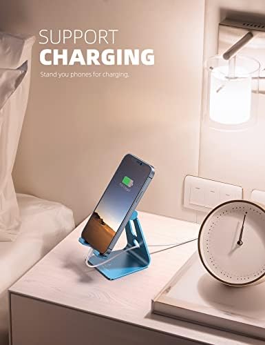 Lamicall Ergonomic Adjustable Smartphone Stand – Versatile Hands-Free Dock for i Phone 16, 15, 14, Plus, Pro Max, 13, 12, X, XS & All Android Phones (4-8″) – Sleek Black Finish with Anti-Slip Grip for Enhanced Efficiency and Comfort at Home or Office – Optimize Your Workspace with Customizable Viewing Angles and Superior Stability