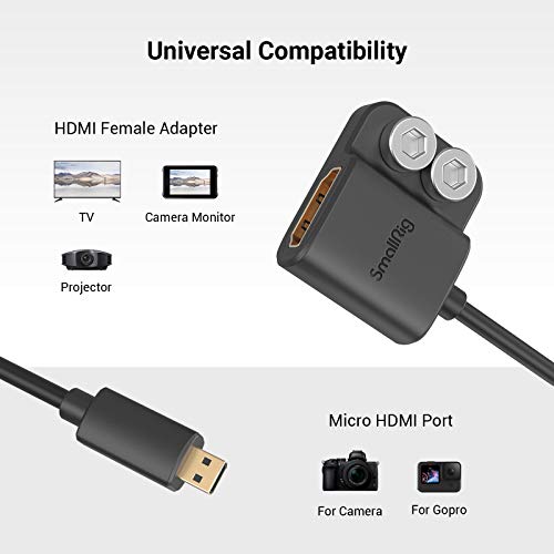 SMALLRIG 7.9-Inch USB-C Male to Female Data Cable – Experience 240 W Fast Charging & 20 Gbps Data Transfer Speeds for Camera Accessories, L-Shaped Plates & More – USB 3.2 Gen 2 x2 Compatible, Durable Design for Professionals & Enthusiasts