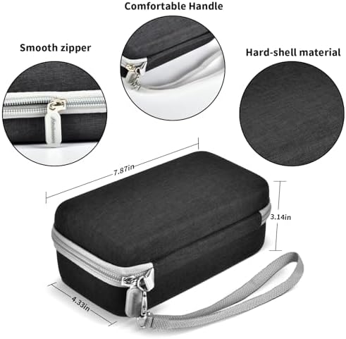 Anker Prime 240 W Charging Station Case – Durable Hard-Shell Organizer for Detachable Cords & USB Accessories – Sleek Black Storage Solution for Enhanced Speed and Compatibility – Ultimate Protection for Charging Essentials