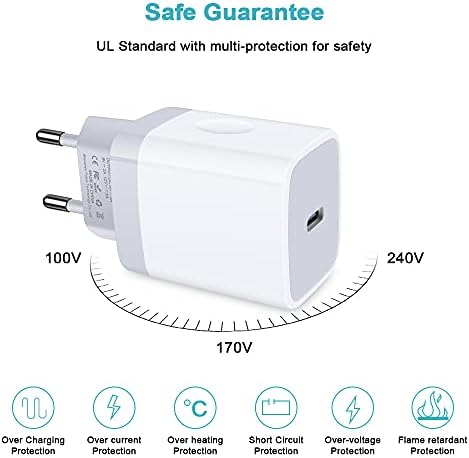 Universal Travel Adapter Kit: 20 W Fast Charging USB-C Converter for US to UK – Dual Port Compatibility for i Phone 16-11 Pro Max, Samsung Galaxy S24, Google Pixel – Lightweight and Compact Travel Essential for Effortless Power on the Go