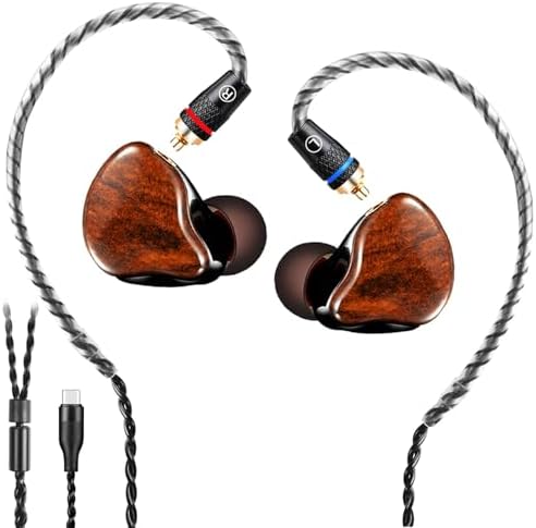 Dynamic Balance Dual Driver Earbuds – High-Fidelity Wired Gaming Headphones with Advanced Type-C Compatibility for Exceptional Sound Performance – Lightweight Ergonomic Design for Long Listening Sessions – Durable Detachable Cable for Enhanced Longevity – Ideal for Audiophiles and Gamers Seeking Ultimate Audio Experience