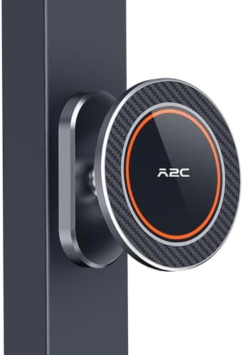 Premium A2 C All-Metal Magnetic Phone Holder for Mag Safe – Ultimate Gym Companion for i Phone 12-16, Featuring Dual Magnet Technology, Portable Design, and Stylish Durability – Perfect Workout Essential Gift for Fitness Enthusiasts