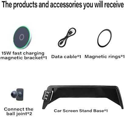 BMW 7 Series 2016-2022 Precision-Fit Phone Holder with 15 W Fast Wireless Charging – 360° Rotating Mount for Ultimate Safety and Connectivity, Perfect for 10.25/10.3 Inch Touch Screens – Premium Hands-Free Driving Accessory