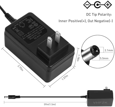 Universal 12 V 2 A AC to DC Power Supply Adapter – High-Efficiency Converter for LED Light Strips, CCTV Security Cameras, and Network Routers – Global Voltage Compatibility (100 V-240 V) with Advanced Over-Current and Short-Circuit Protection for Safe Device Operation