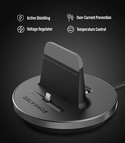 Enhanced Fast Charging Power Stand for i Phone & i Pad – MFi Certified Lightning Dock with USB-C Adapter for All i Phone 12, 13, and 14 Models – Ultimate Compatibility & Speed Boost for Your Devices