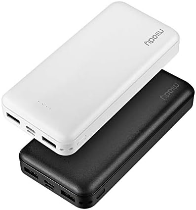 Miady Dual 20000 m Ah Portable Charger 2-Pack – PD 22.5 W Fast Charging Power Bank with USB-C Ports for i Phone 16/15/14/13/12/X, Galaxy 24/22, i Pad & Android – Ultimate Travel Companion for Rapid Device Recharging and Enhanced Versatility