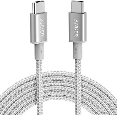Anker USB C to USB C Charging Cable – Ultimate Fast Charge Power Delivery (3.3 FT, 6 FT, 10 FT) for i Phone 16/16 Pro, Mac Book, and More – Durable Nylon Design for Enhanced Compatibility and Performance