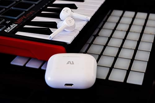 Ausounds AU-Stream True Wireless Bluetooth Earbuds in White – Superior Sound Quality and Effortless Connectivity for Active Lifestyles