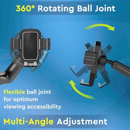 Heavy-Duty Truck Phone Mount – Secure Dashboard & Windshield Holder for i Phone/Samsung – Adjustable Suction Cup Design for Semi-Truck Accessories – Enhance Safety & Navigation Experience on the Road