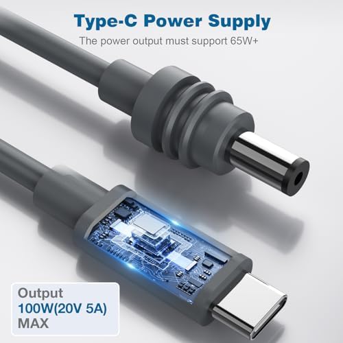 Starlink Mini Cable – 10ft USB C to DC Power Cable for Starlink Mini, Waterproof 3M Starlink Mini Accessories USB Type C to DC Replacement Cable, Compatible with 100W Power Bank PD Charger 20AWG – Enhanced Compatibility and Speed