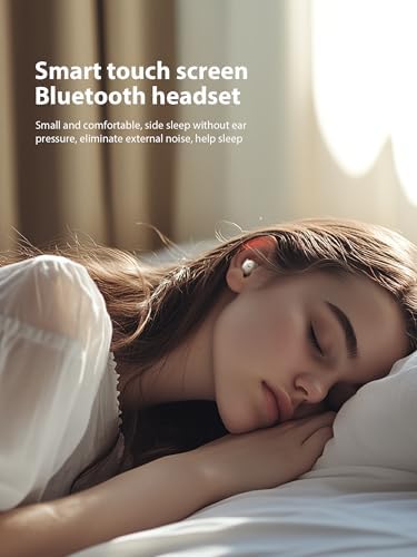 Revolutionary Sleep Earbuds for Side Sleepers – Invisible Bluetooth 5.3 Noise-Canceling Headphones with Smart Touch Case for Optimal Comfort and Serenity – Lightweight Black Design for Uninterrupted Sleep Experience