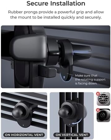 i Ottie Easy One Touch Signature CD Slot Car Phone Holder – Universal Smartphone Mount for i Phone, Google, Samsung, and More – Enhanced Stability, 360-Degree Viewing Angles, Quick One-Touch Access for Safe Driving