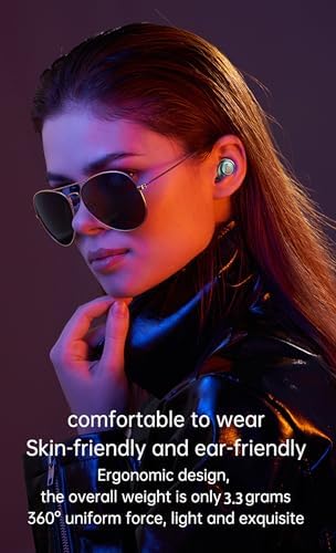 Revolutionary Model 42 True Wireless Earbuds – 2024 Bluetooth 5.3 Sport Headphones with IP7 Waterproof Protection, Effortless Touch Control, Integrated Microphone & LED Battery Indicator for Optimal Performance and Comfort