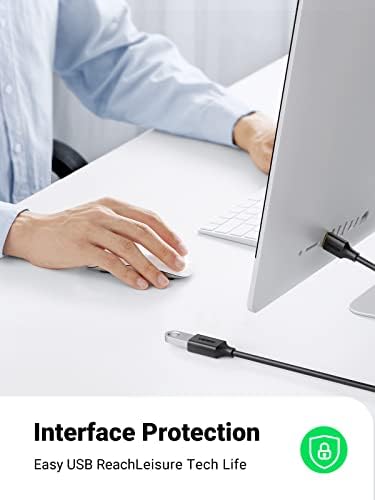 UGREEN 15 FT USB 3.0 Extension Cable – High-Speed Male to Female USB Extender for Seamless Connectivity with Webcams, Gamepads, Keyboards, Mice, Flash Drives & Oculus VR – Unmatched Performance and Versatile Compatibility