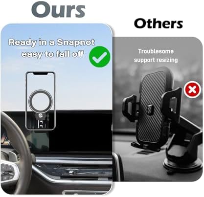 Premium Magnetic Car Phone Holder for 2024-2025 BMW X5/X6 & 2023-2025 X7 – 360° Rotating Smartphone Mount with Secure Clip for 14.9-Inch Touchscreen – Essential Hands-Free Accessory for Safe Driving & Effortless Smartphone Integration